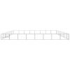 Dog Kennel Silver 775 ft² Steel