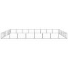 Dog Kennel Black 602.8 ft² Steel