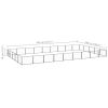 Dog Kennel Black 484.4 ft² Steel